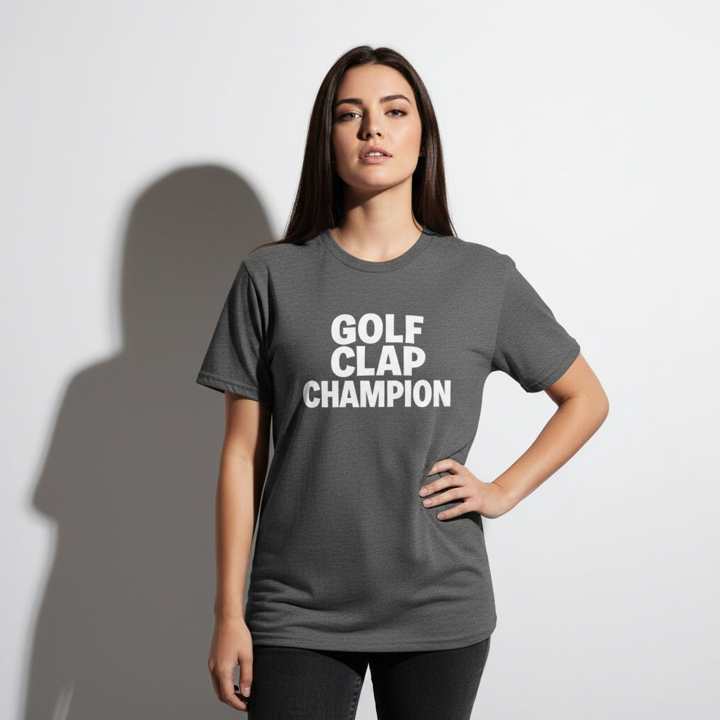 Golf Clap Champion Graphic Tee – Humor Sports Shirt, Player Gift