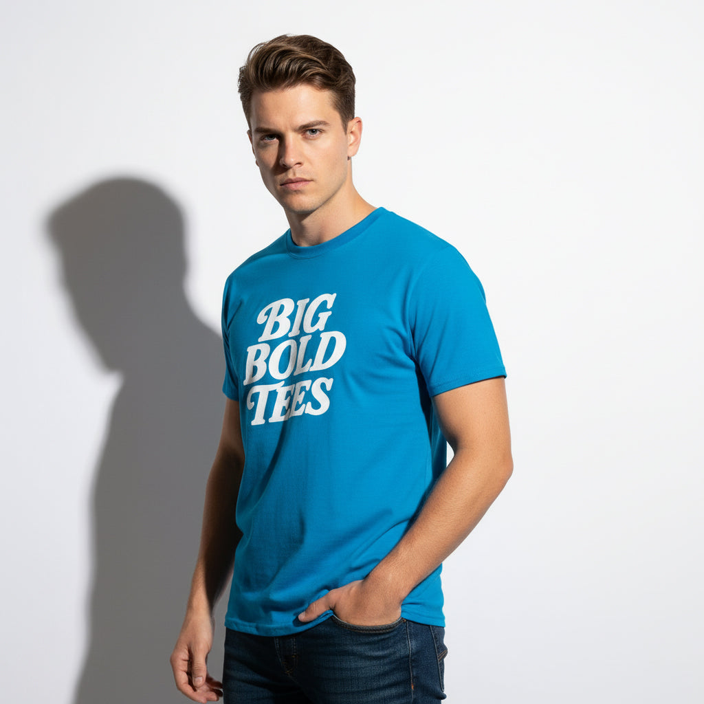 Big Bold Tees Statement T-Shirt – Graphic Slogan, Unisex, Soft Cotton