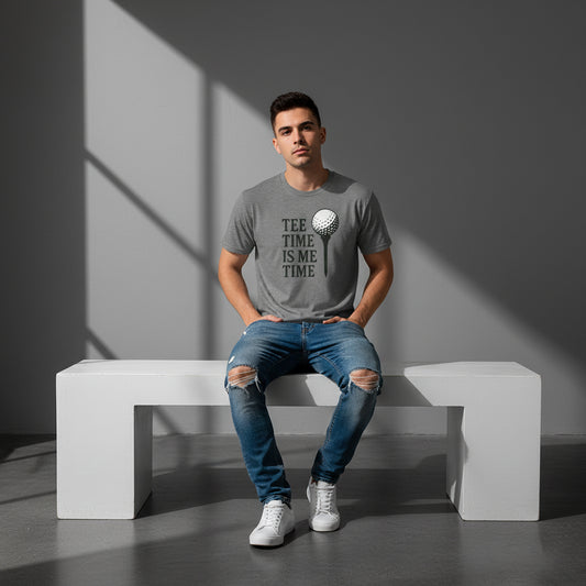 Golf Escape Slogan Shirt – Tee Time is Me Time Graphic, Gift for Players, South Dakota