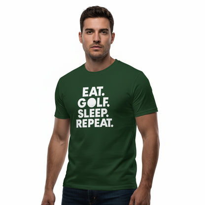 Eat. Golf. Sleep. Repeat. Golf Lifestyle Shirt – Unisex, Player Gift