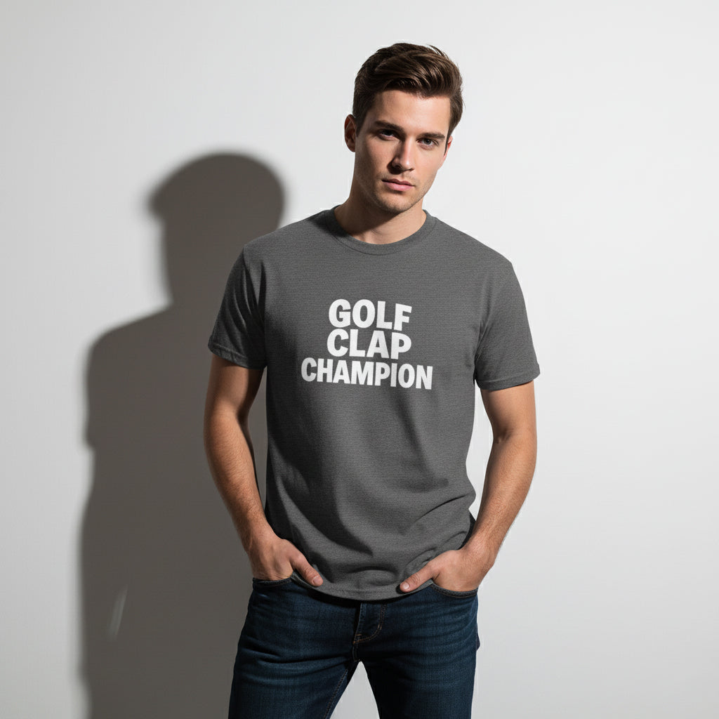 Golf Clap Champion Graphic Tee – Humor Sports Shirt, Player Gift