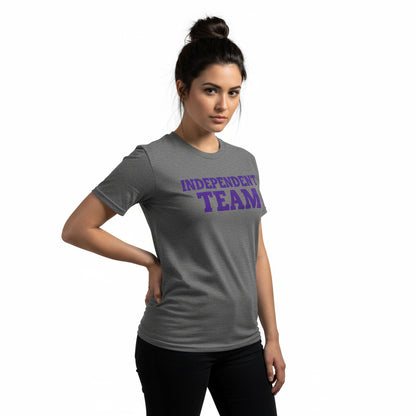 Independent Team Slogan Tee – Bold Group Shirt, Comfortable Fit,