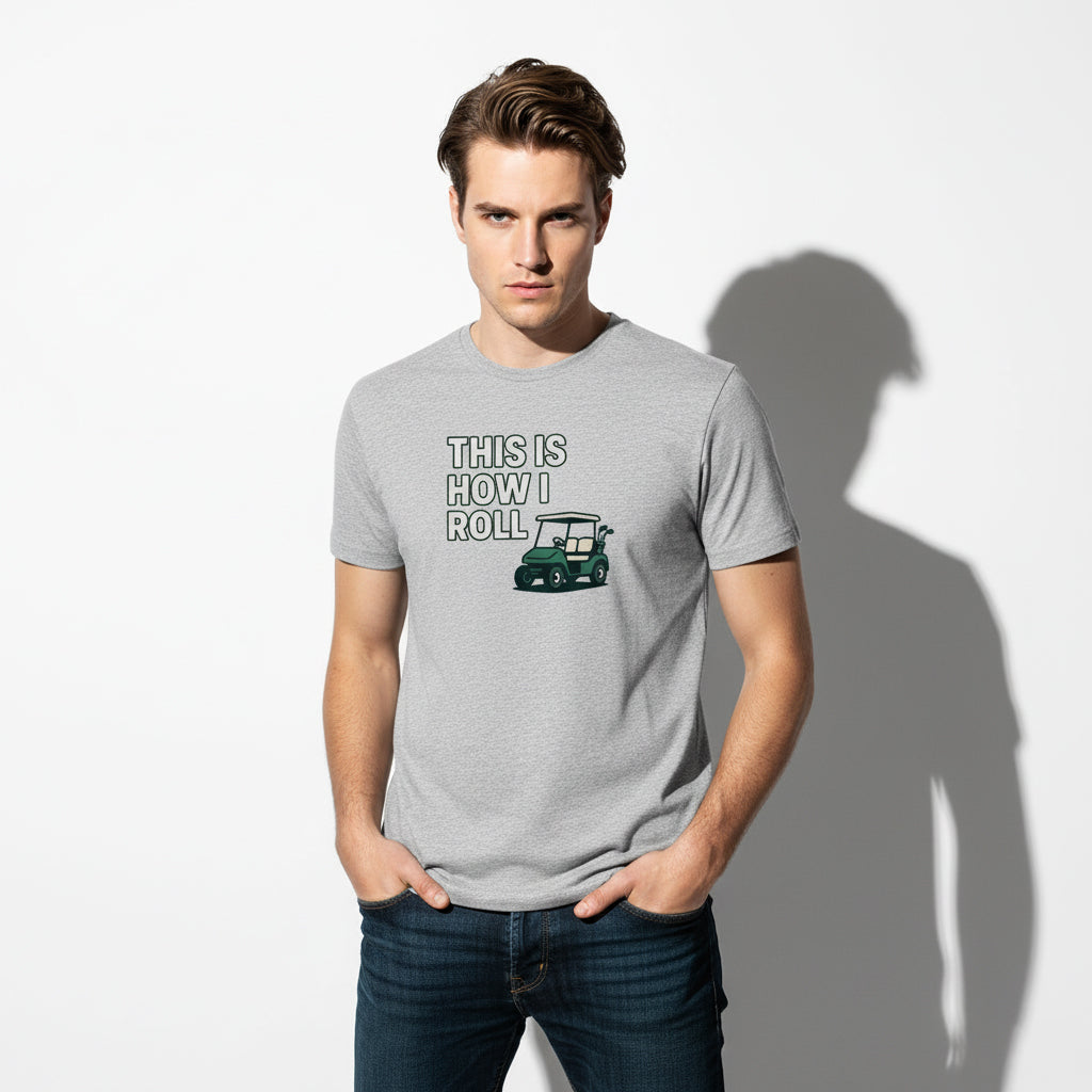 This Is How I Roll Golf T-Shirt – Funny Sports Graphic Tee, Unisex