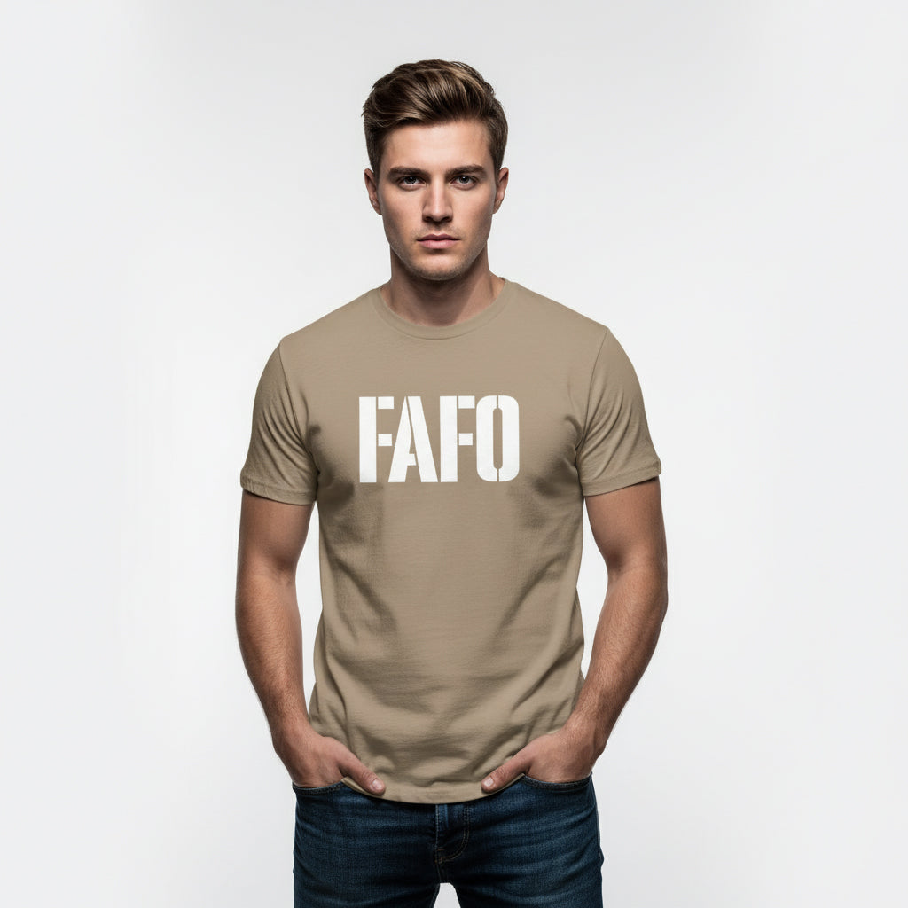 FAFO Slogan T-Shirt – Funny Meme Graphic, Unisex, Soft Cotton