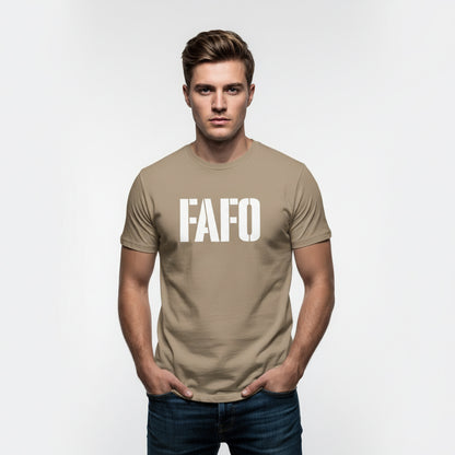 FAFO Slogan T-Shirt – Funny Meme Graphic, Unisex, Soft Cotton