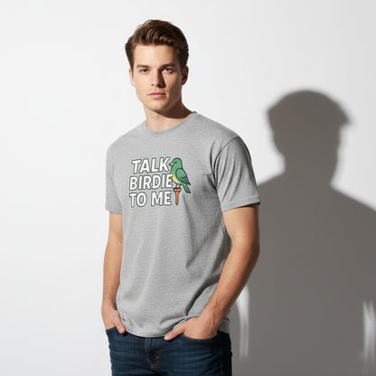 Talk Birdie To Me Funny Golf T-Shirt – Unisex, Soft Cotton, Golfer Gift