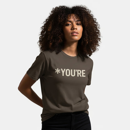 Grammar Nerd Shirt – *YOU’RE Mistake Fighter, Unisex, Gift for Writers