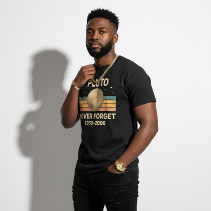 Pluto Planet Memorial Tee – Science Humor Shirt, Comfortable Fit, Gift for Space Fans