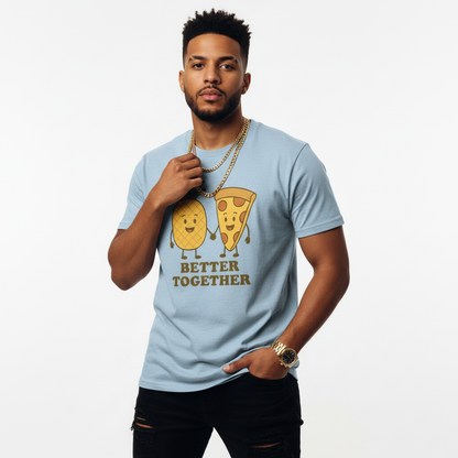 Better Together Pizza Pineapple Tee – Unique Foodie Shirt, Comfortable Fit, Youth & Adult