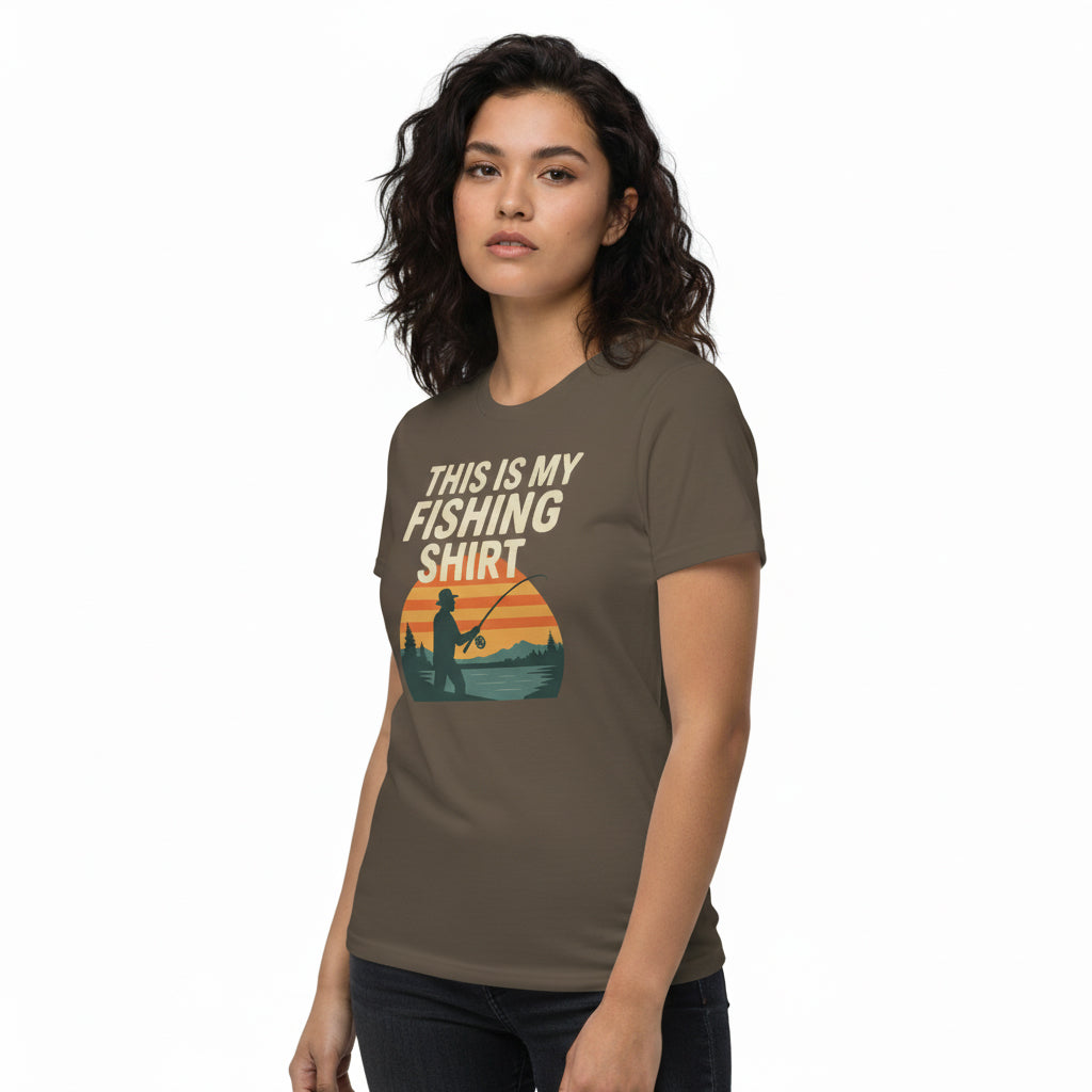 This Is My Fishing Shirt Funny T-Shirt – Angler Humor, Unisex, Soft Cotton