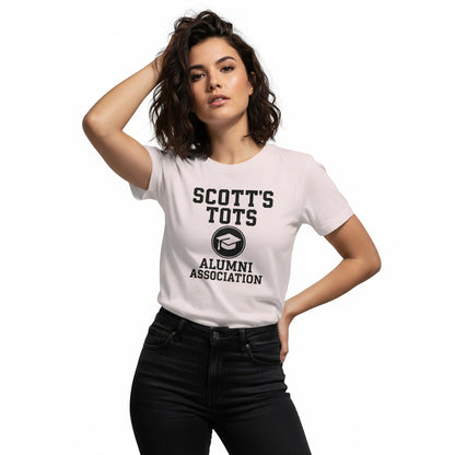 Scott’s Tots Alumni Association T-Shirt – The Office Inspired, Funny Fan Tee, Unisex