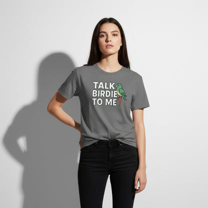Talk Birdie To Me Funny Golf T-Shirt – Unisex, Soft Cotton, Golfer Gift