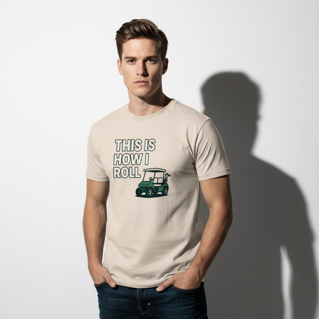 This Is How I Roll Golf T-Shirt – Funny Sports Graphic Tee, Unisex
