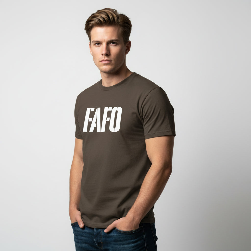 FAFO Slogan T-Shirt – Funny Meme Graphic, Unisex, Soft Cotton