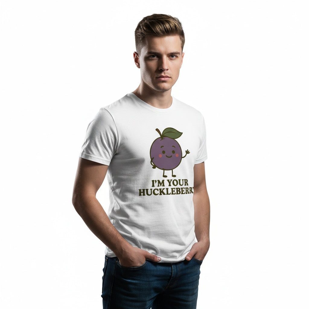 Funny Western Movie Quote T-Shirt – I’m Your Huckleberry, Men’s & Women’s