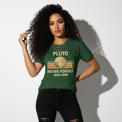 Pluto Planet Memorial Tee – Science Humor Shirt, Comfortable Fit, Gift for Space Fans