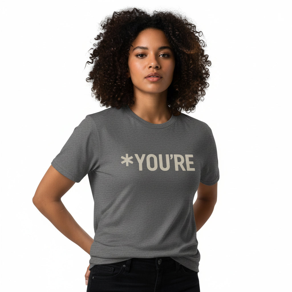 Grammar Nerd Shirt – *YOU’RE Mistake Fighter, Unisex, Gift for Writers