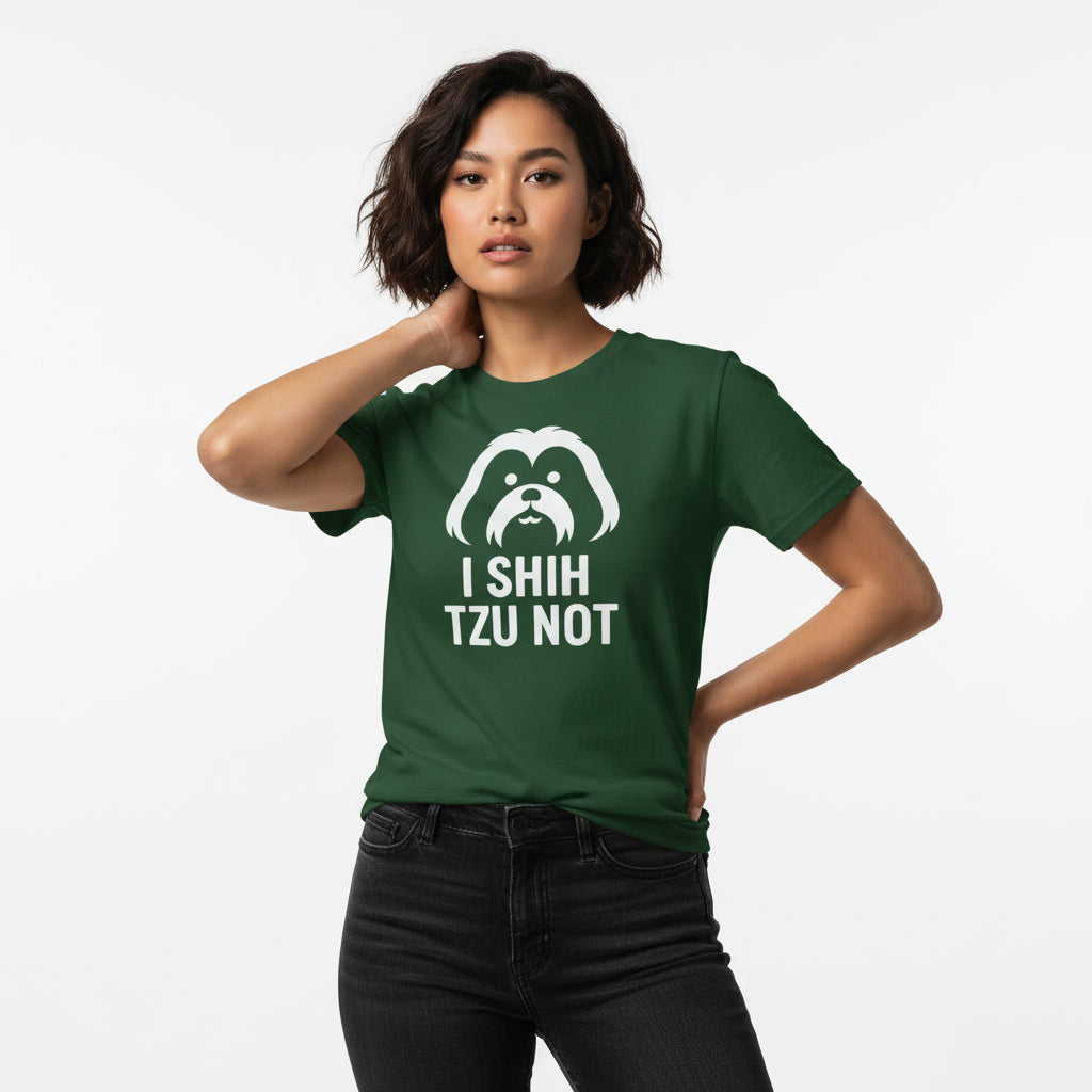 I Shih Tzu Not Dog Pun Tee – Cute Graphic, Gift for Pet Lovers, Unisex