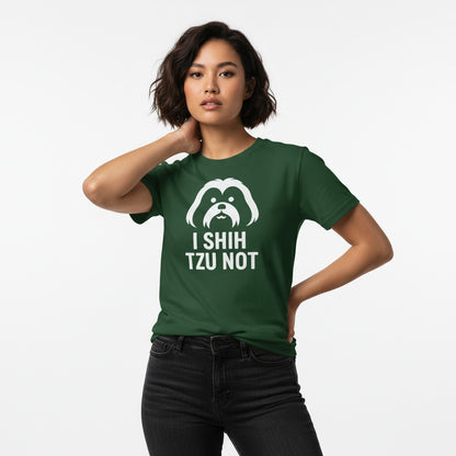 I Shih Tzu Not Dog Pun Tee – Cute Graphic, Gift for Pet Lovers, Unisex