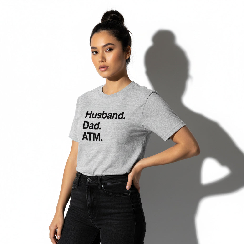 Dad Life T-Shirt – Husband Dad ATM, Unisex, Comfortable Fit, Gift Idea