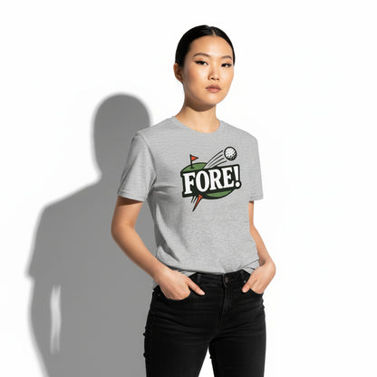 FORE! Golf Player T-Shirt – Retro Graphic, Comfortable Fit
