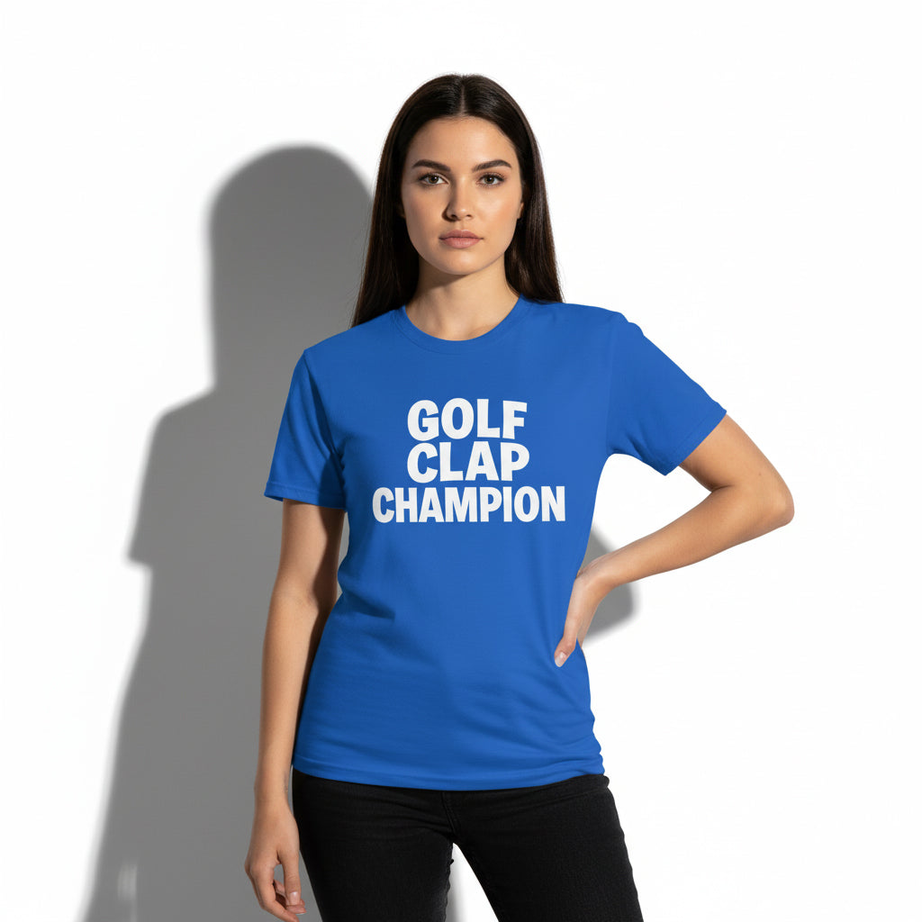 Golf Clap Champion Graphic Tee – Humor Sports Shirt, Player Gift