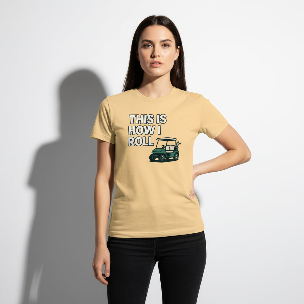 This Is How I Roll Golf T-Shirt – Funny Sports Graphic Tee, Unisex