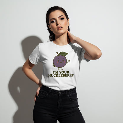 Funny Western Movie Quote T-Shirt – I’m Your Huckleberry, Men’s & Women’s