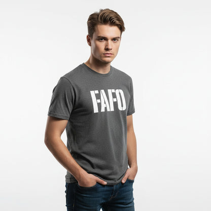 FAFO Slogan T-Shirt – Funny Meme Graphic, Unisex, Soft Cotton