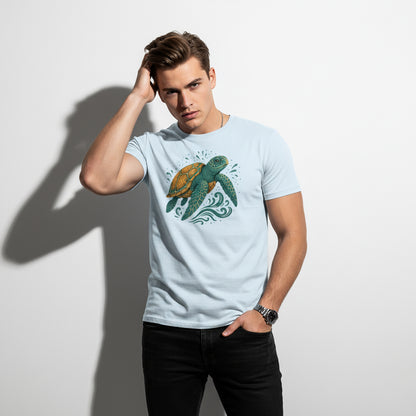 Sea Turtle Graphic T-Shirt – Ocean Animal, Soft Cotton, Eco-Friendly, Unisex