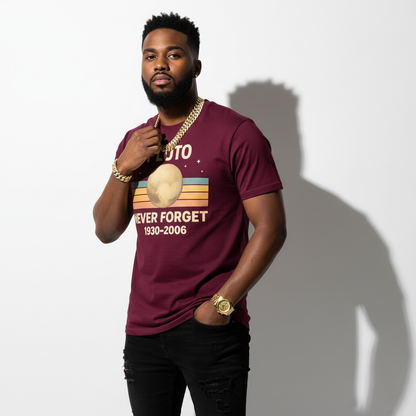 Pluto Planet Memorial Tee – Science Humor Shirt, Comfortable Fit, Gift for Space Fans