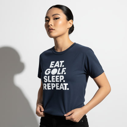 Eat. Golf. Sleep. Repeat. Golf Lifestyle Shirt – Unisex, Player Gift