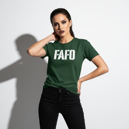 FAFO Slogan T-Shirt – Funny Meme Graphic, Unisex, Soft Cotton