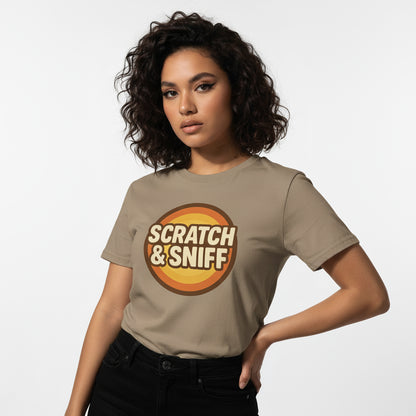 Scratch & Sniff Funny T-Shirt – Graphic Humor Tee, Unisex, Soft Cotton