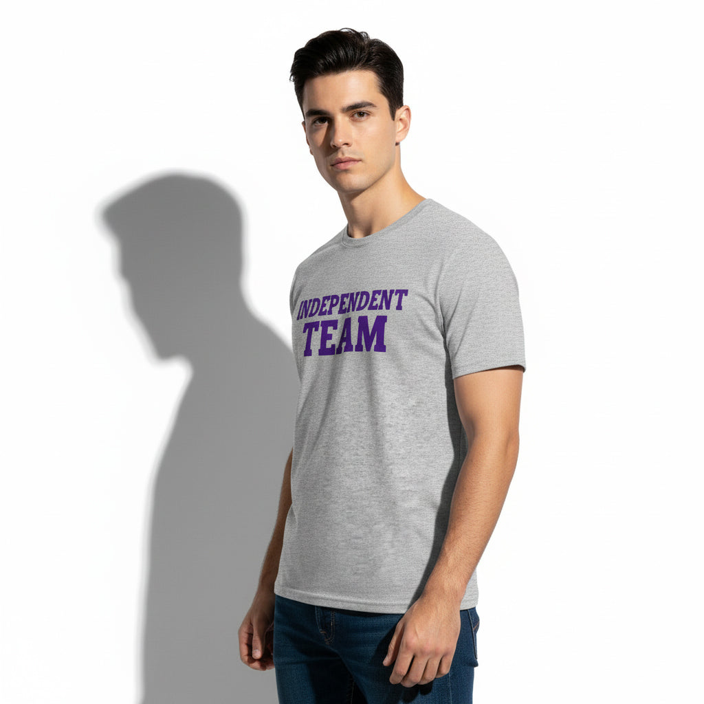 Independent Team Slogan Tee – Bold Group Shirt, Comfortable Fit,