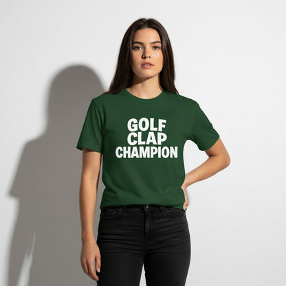 Golf Clap Champion Graphic Tee – Humor Sports Shirt, Player Gift