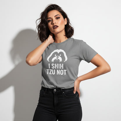 I Shih Tzu Not Dog Pun Tee – Cute Graphic, Gift for Pet Lovers, Unisex