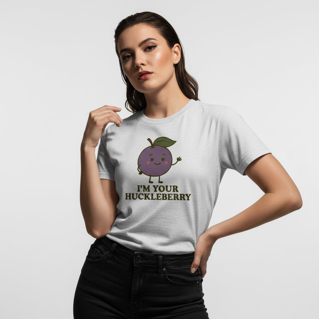 Funny Western Movie Quote T-Shirt – I’m Your Huckleberry, Men’s & Women’s