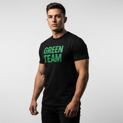 Green Team Fan Tee – Matching Group Shirt, Retro Style, Men’s & Women’s