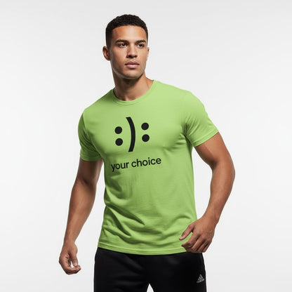 :): Smiley Your Choice T-Shirt – Mood Shirt, Graphic, Comfortable Fit, Gift