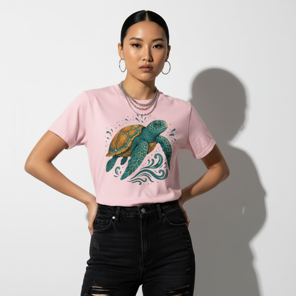 Sea Turtle Graphic T-Shirt – Ocean Animal, Soft Cotton, Eco-Friendly, Unisex