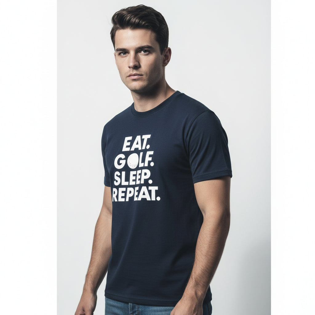 Eat. Golf. Sleep. Repeat. Golf Lifestyle Shirt – Unisex, Player Gift