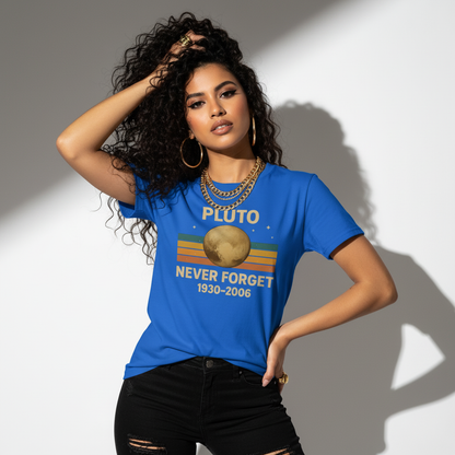 Pluto Planet Memorial Tee – Science Humor Shirt, Comfortable Fit, Gift for Space Fans