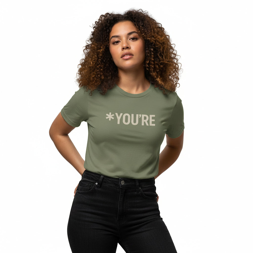 Grammar Nerd Shirt – *YOU’RE Mistake Fighter, Unisex, Gift for Writers