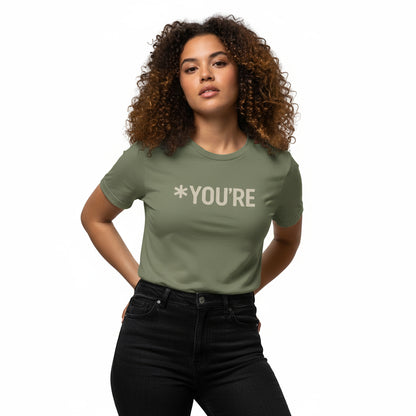 Grammar Nerd Shirt – *YOU’RE Mistake Fighter, Unisex, Gift for Writers