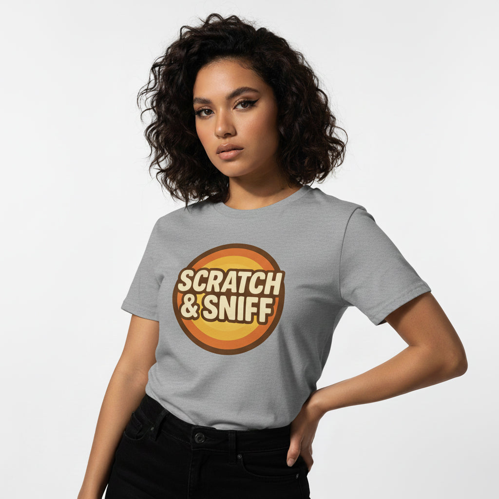 Scratch & Sniff Funny T-Shirt – Graphic Humor Tee, Unisex, Soft Cotton