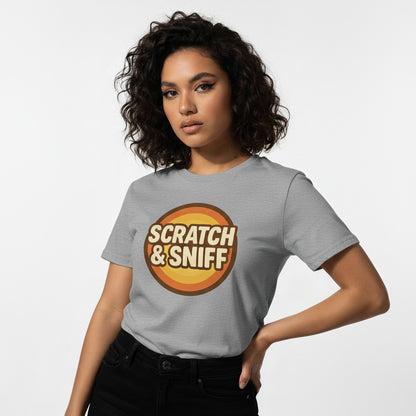 Scratch & Sniff Funny T-Shirt – Graphic Humor Tee, Unisex, Soft Cotton