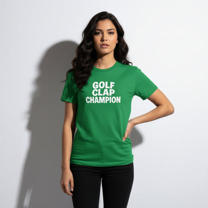 Golf Clap Champion Graphic Tee – Humor Sports Shirt, Player Gift
