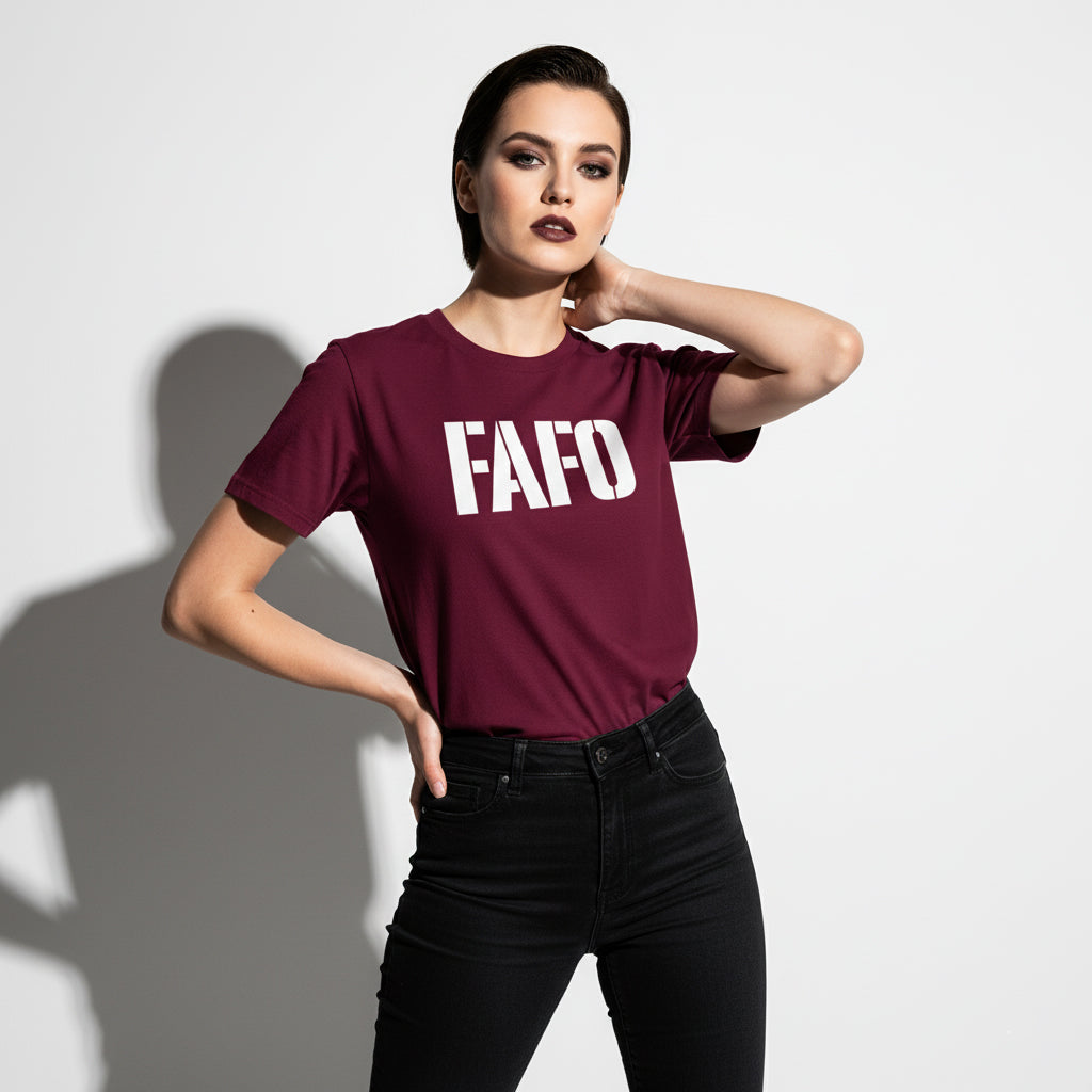 FAFO Slogan T-Shirt – Funny Meme Graphic, Unisex, Soft Cotton
