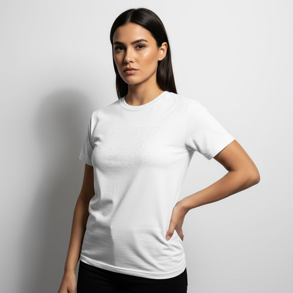 Golf Pun T-Shirt – PAR-FECT Day For Golf Graphic, Player, Coach, Gift